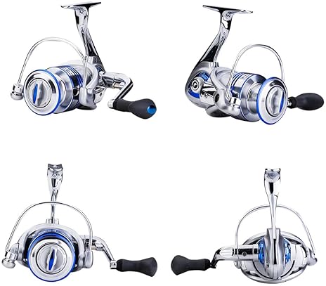 DIWA SPINNING FISHING REEL, ULTRA SMOOTH, 3000-7000, SALTWATER FRESHWATER, METAL BODY, TROUT BASS CA
