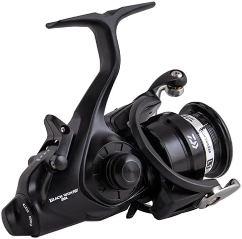 DAIWA BLACK WIDOW BR LT BITE N RUN FREESPOOL FRONT DRAG FISHING REEL SMOOTH DURABLE