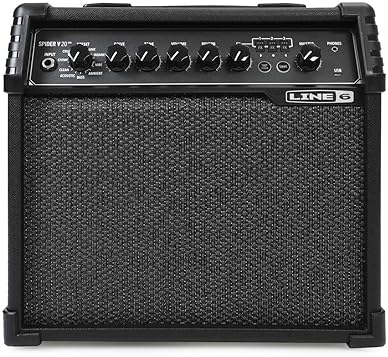 LINE 6 SPIDER V 20 MKII 20-WATT MODELING GUITAR COMBO AMP PRACTICE AMPLIFIER WITH EFFECTS