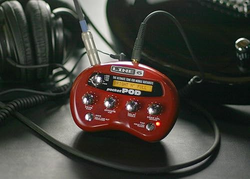 LINE 6 POCKET POD PORTABLE GUITAR EFFECTS PROCESSOR COMPACT MULTI-EFFECTS FOR ELECTRIC GUITAR