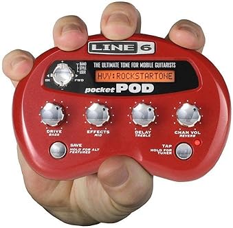 LINE 6 POCKET POD PORTABLE GUITAR EFFECTS PROCESSOR COMPACT MULTI-EFFECTS FOR ELECTRIC GUITAR