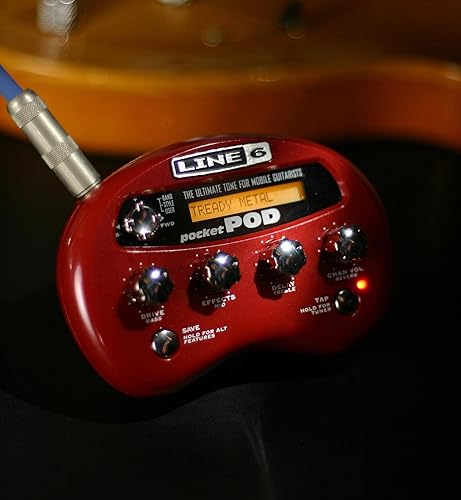 LINE 6 POCKET POD PORTABLE GUITAR EFFECTS PROCESSOR COMPACT MULTI-EFFECTS FOR ELECTRIC GUITAR