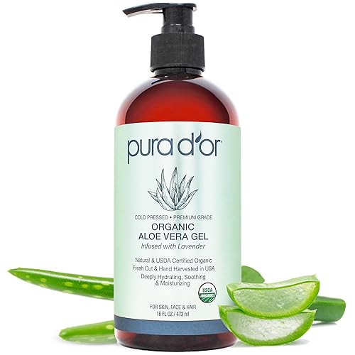 PURA DOR LAVENDER, NATURAL, HYDRATING FOR SKIN HAIR, SUNBURN RELIEF