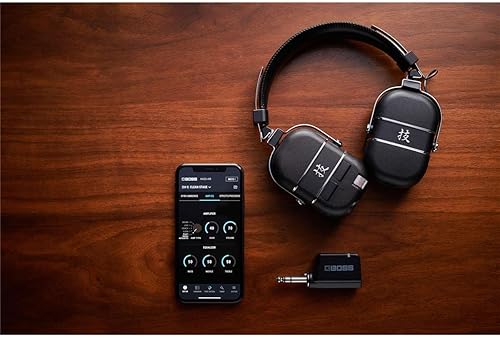 BOSS WAZA-AIR WIRELESS GUITAR HEADPHONES SYSTEM BLUETOOTH AMP EFFECTS FOR ELECTRIC GUITAR