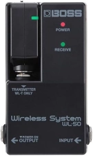 BOSS WL-50 WIRELESS GUITAR SYSTEM FOR PEDALBOARDS PLUG-AND-PLAY, CABLE TONE, FOR GUITAR BASS