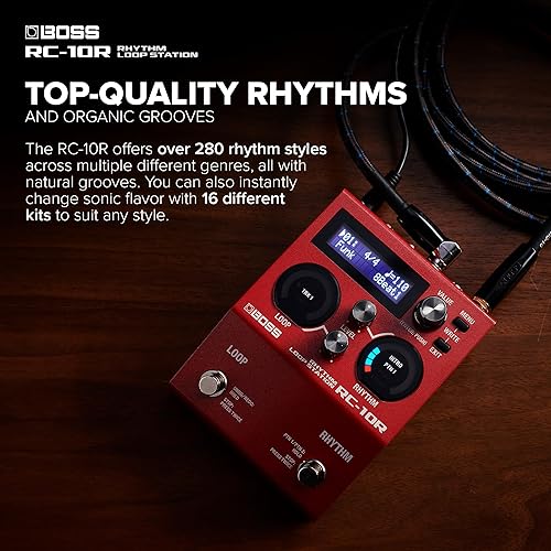 BOSS RC-10R RHYTHM LOOP STATION PEDAL 280 STYLES, 16 DRUM KITS, 2-TRACK, MIDI, COMPACT