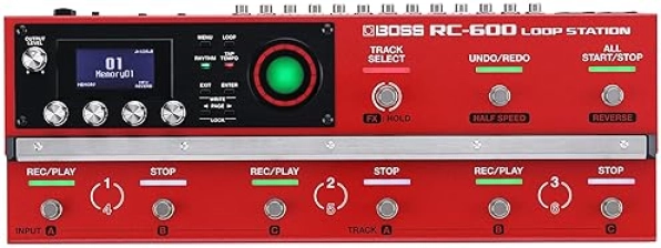 BOSS RC-600 FLOOR LOOP STATION FOR MUSICIANS NEXT-GEN LOOPER WITH EFFECTS REAL-TIME CONTROL