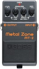 BOSS MT-2 METAL ZONE DISTORTION PEDAL FOR ELECTRIC GUITAR HIGH-GAIN EFFECTS STOMPBOX