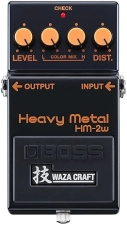 BOSS HM-2W HEAVY METAL GUITAR PEDAL WAZA CRAFT, CHAINSAW TONE, STANDARD CUSTOM MODES
