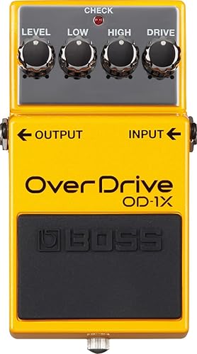 BOSS OD-1X SPECIAL EDITION OVERDRIVE GUITAR EFFECTS PEDAL CLASSIC TONE, ENHANCED PERFORMANCE