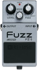 BOSS FZ-5 FUZZ GUITAR EFFECTS PEDAL, SILVER, MEDIUM CLASSIC VINTAGE TONE FOR ELECTRIC GUITAR