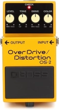 BOSS OS-2 GOLD OVERDRIVE DISTORTION GUITAR EFFECTS PEDAL FOR ELECTRIC GUITAR PLAYERS