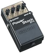 BOSS ST-2 POWER STACK DISTORTION GUITAR EFFECTS PEDAL, BLACK VERSATILE AMP-LIKE TONE
