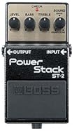 BOSS ST-2 POWER STACK DISTORTION GUITAR EFFECTS PEDAL, BLACK VERSATILE AMP-LIKE TONE