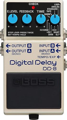 BOSS DD-8 DIGITAL DELAY GUITAR EFFECTS PEDAL VERSATILE STOMPBOX FOR ELECTRIC GUITARISTS