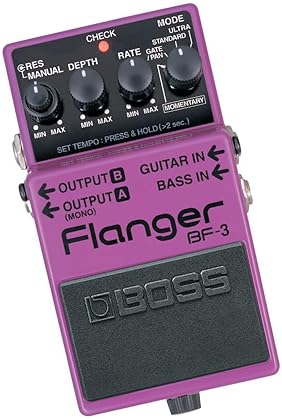BOSS BF-3 FLANGER GUITAR EFFECTS PEDAL STEREO STOMPBOX FOR ELECTRIC GUITAR BASS