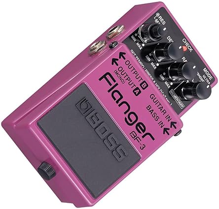 BOSS BF-3 FLANGER GUITAR EFFECTS PEDAL STEREO STOMPBOX FOR ELECTRIC GUITAR BASS
