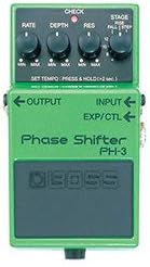 BOSS PH-3 PHASE SHIFTER GUITAR EFFECTS PEDAL, MEDIUM SIZE, GREEN PH-3 MODULATION STOMPBOX