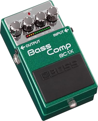 BOSS BC-1X BASS COMPRESSOR PEDAL PROFESSIONAL MULTI-BAND EFFECTS FOR BASS GUITAR, GREEN
