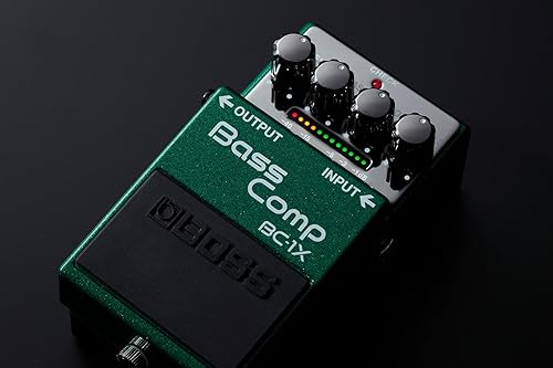 BOSS BC-1X BASS COMPRESSOR PEDAL PROFESSIONAL MULTI-BAND EFFECTS FOR BASS GUITAR, GREEN