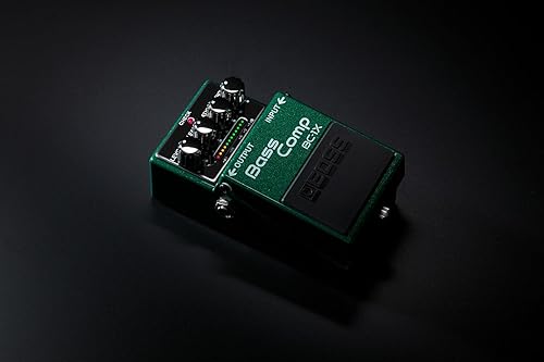 BOSS BC-1X BASS COMPRESSOR PEDAL PROFESSIONAL MULTI-BAND EFFECTS FOR BASS GUITAR, GREEN