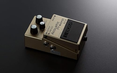 BOSS AD-2 NATURAL ACOUSTIC PREAMP GUITAR EFFECTS PEDAL ENHANCE ACOUSTIC TONE SOUND QUALITY