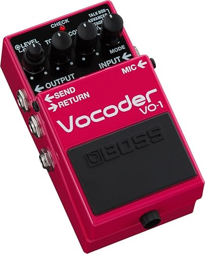 BOSS VO-1 VOCODER EFFECTS PEDAL FOR GUITAR AND BASS PROFESSIONAL VOICE SYNTHESIZER PEDAL