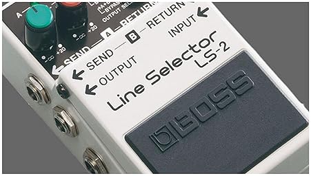 BOSS LS-2 LINE SELECTOR POWER SUPPLY GUITAR EFFECTS PEDAL SWITCH MULTIPLE AMPS PEDALS