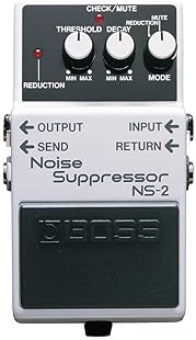 BOSS NS-2 NOISE SUPPRESSOR GUITAR EFFECTS PEDAL HUM ELIMINATOR FOR ELECTRIC GUITARS