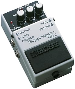 BOSS NS-2 NOISE SUPPRESSOR GUITAR EFFECTS PEDAL HUM ELIMINATOR FOR ELECTRIC GUITARS