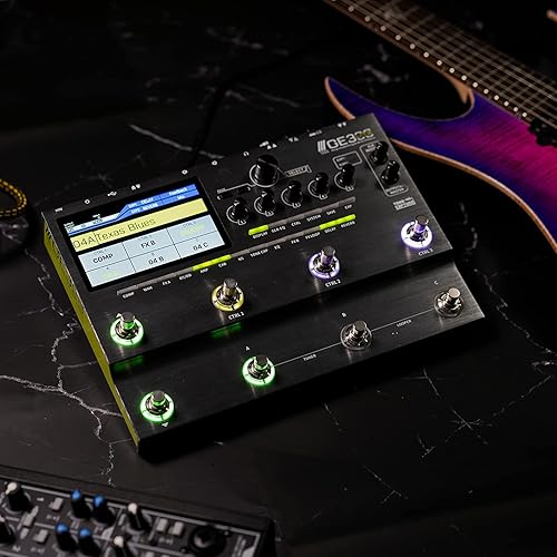 MOOER GE300 LITE GUITAR MULTI-EFFECTS PROCESSOR WITH AMP MODELING, FX LOOP, CAB SIM, IR LOADER