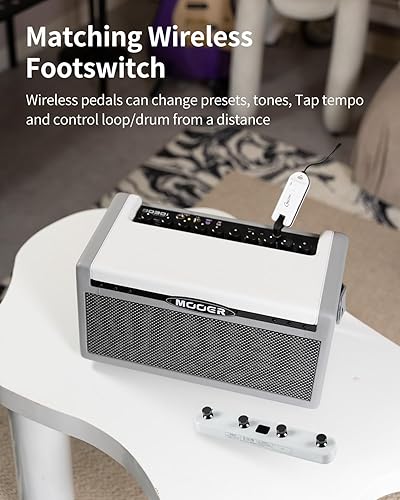 MOOER SD30I 30W PORTABLE BLUETOOTH GUITAR AMP, 101 EFFECTS, LOOPER, DRUMMER, 5HR BATTERY