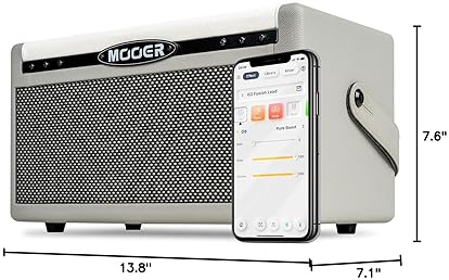 MOOER SD30I 30W PORTABLE BLUETOOTH GUITAR AMP, 101 EFFECTS, LOOPER, DRUMMER, 5HR BATTERY