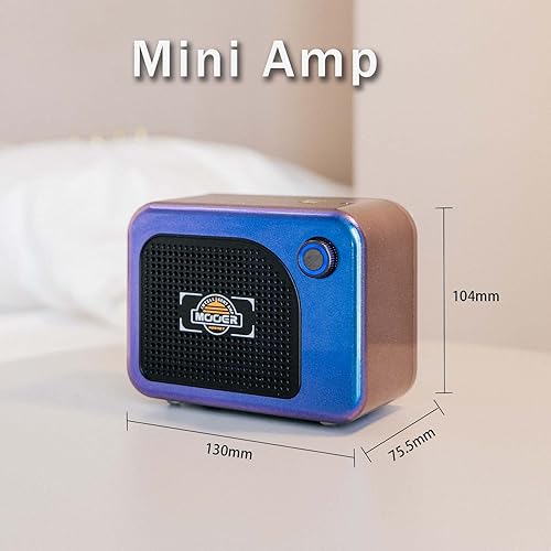 MOOER HORNET 05I PORTABLE BLUETOOTH GUITAR AMP, 5W, 101 EFFECTS, BATTERY, DRUM, TUNER, LOOP