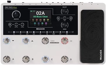 MOOER GE150 MAX GUITAR AMP MODELING MULTI-EFFECTS PEDALBOARD FOR STUDIO, PRACTICE, LIVE SHOWS