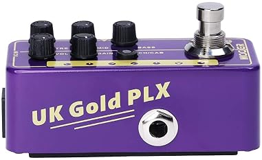 MOOER M019 MICRO PREAMP PEDAL UK GOLD PLX GUITAR AMP SIMULATOR EFFECTS PEDAL