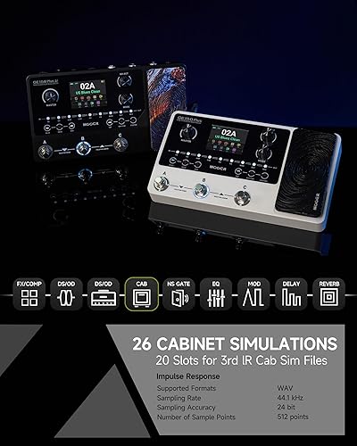 MOOER GE150 PLUS LI BLACK MULTI EFFECTS GUITAR PEDAL, AMP MODELLER, LOOPER, DRUM, 9HR BATTERY