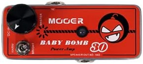 MOOER BABY BOMB 30 30W MICRO GUITAR POWER AMP PEDAL, COMPACT AMPLIFIER FOR ELECTRIC GUITAR