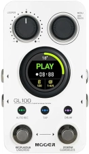 MOOER GL100 LOOPER PEDAL DRUM MACHINE, 2-IN-1, 100 SLOTS, 300MIN, TOUCHSCREEN, EDITOR SOFTWARE