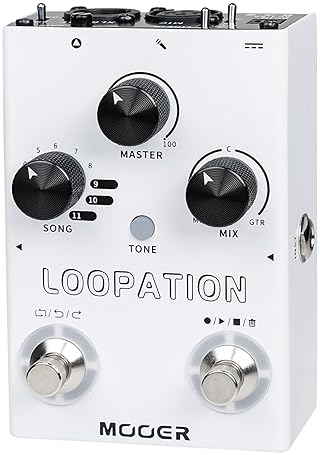 MOOER MVP3 VOCAL EFFECTS LOOPER PEDAL FOR GUITAR MICROPHONE LIVE SINGING, STREAMING, RECORDING