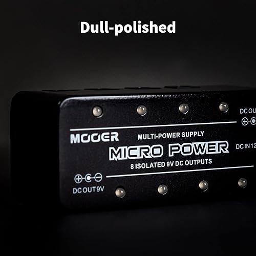 MOOER MICRO POWER SUPPLY FOR GUITAR EFFECTS PEDALS COMPACT MINI PEDALBOARD POWER ADAPTER