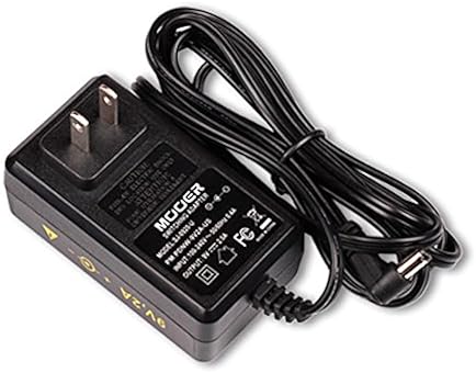 MOOER 9V 2A POWER SUPPLY ADAPTER FOR GUITAR EFFECTS PEDALS, MODEL PDNW-9V2A-US, US PLUG