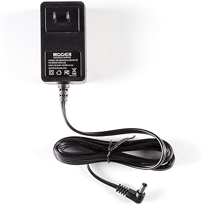 MOOER 9V 2A POWER SUPPLY ADAPTER FOR GUITAR EFFECTS PEDALS, MODEL PDNW-9V2A-US, US PLUG