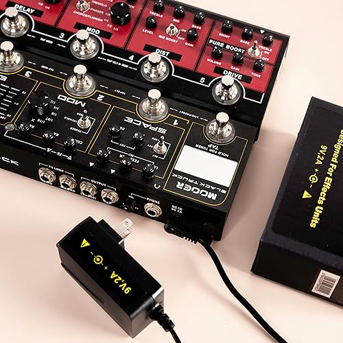 MOOER 9V 2A POWER SUPPLY ADAPTER FOR GUITAR EFFECTS PEDALS, MODEL PDNW-9V2A-US, US PLUG