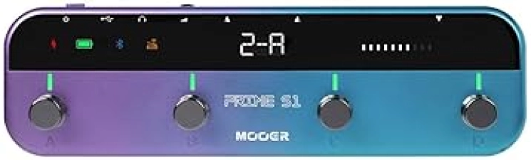 MOOER S1 MULTI-EFFECTS GUITAR PROCESSOR, WIRELESS FOOTSWITCH, 126 FX, TUNER, USB, LOOPER
