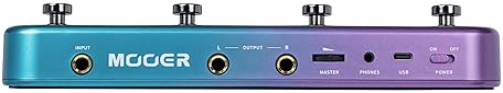 MOOER S1 MULTI-EFFECTS GUITAR PROCESSOR, WIRELESS FOOTSWITCH, 126 FX, TUNER, USB, LOOPER