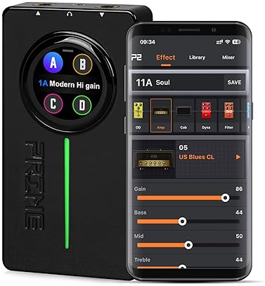MOOER P2 GUITAR MULTI-EFFECTS PEDAL 134 EFFECTS, TOUCHSCREEN, LOOPER, DRUM MACHINE, MIDI, OTG