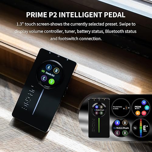 MOOER P2 GUITAR MULTI-EFFECTS PEDAL 134 EFFECTS, TOUCHSCREEN, LOOPER, DRUM MACHINE, MIDI, OTG