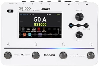 MOOER GS1000 GUITAR MULTI-EFFECTS PROCESSOR PEDAL, AMP MODELING, XLR, TOUCHSCREEN, 350 FX