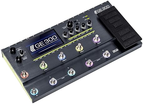 MOOER GE300 MULTI-EFFECTS GUITAR SYNTH PEDAL, AMP MODELING PROCESSOR FOR RECORDING LIVE STAGE